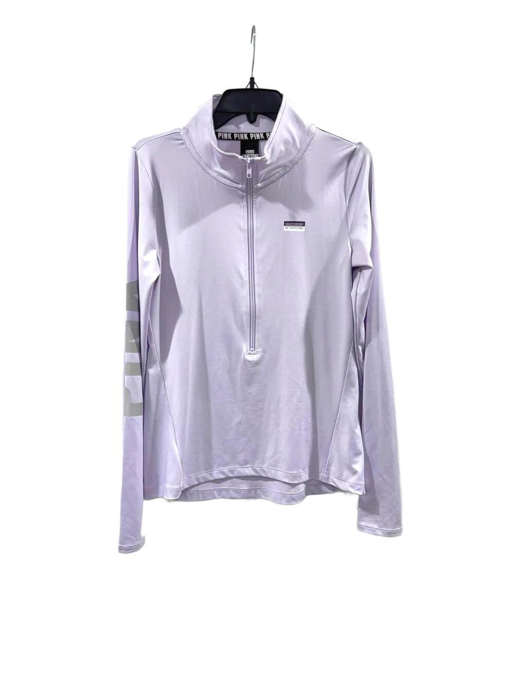 PINK Victoria’s Secret Ultimate Half Zip Pullover Lavender Purple Medium